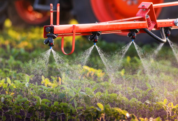 istock Nozzle of the tractor sprinklers 1446214972
