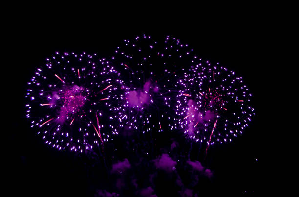 Colorful fireworks,A fireworks display against the night sky