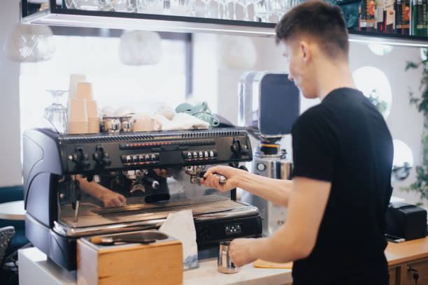istock The man works in his own cafe 1446218183