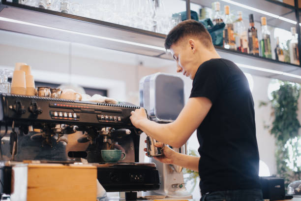 istock The man works in his own cafe 1446218248