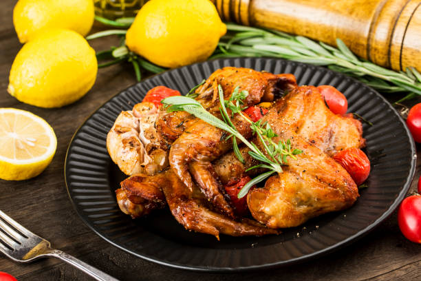 istock A plate of delicious roasted chicken wings 1446218272