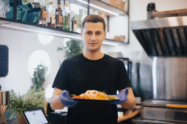istock The man works in his own cafe 1446218815