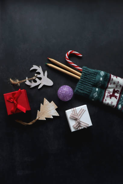 istock Stocking with Toys and Presents 1446237446