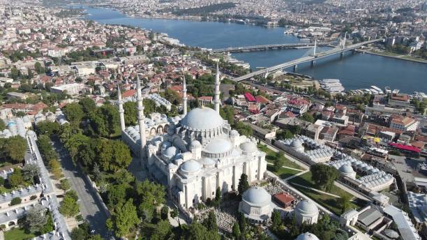 istock Istanbul city aerial drone view 1446238428