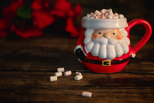 Cute Christmass cup in shape of Santa Clause.