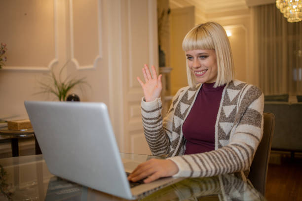 istock Woman working from home 1446252504