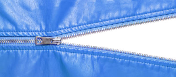 Zipper. Digitally generated image isolated on white background