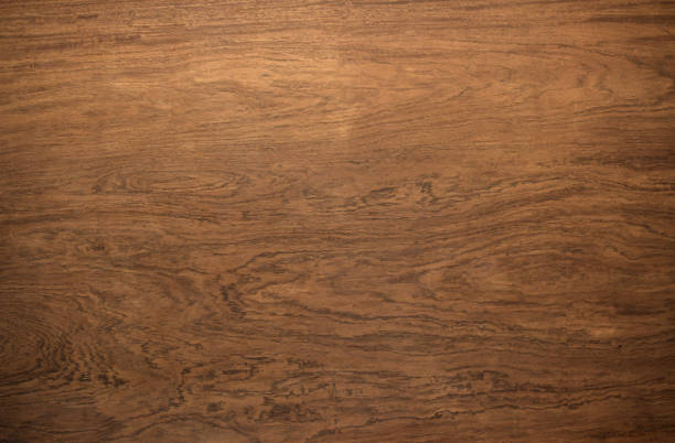 superficie di fondo con trama legno scuro con trama noce vecchio motivo naturale. superficie del legno marrone natura rustica per senza soluzione di continuità. tavola legno compensato di pino, tavolo superiore per il design e la decorazione. - nobody maple tree deciduous tree tree foto e immagini stock