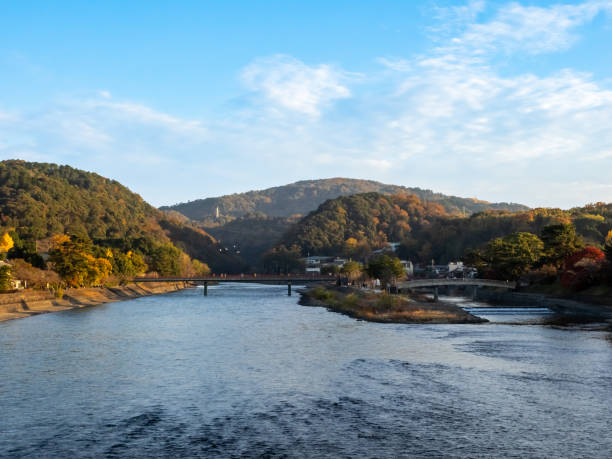 istock Autumn in Uji-river 1446264919