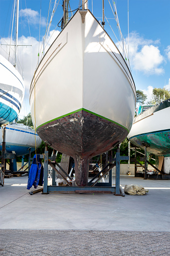 Marina, boat builder's yard and yachts