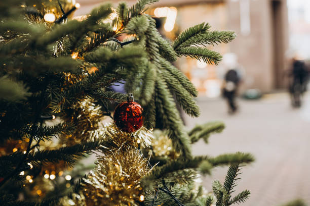 istock Christmas market decorations 1446276125