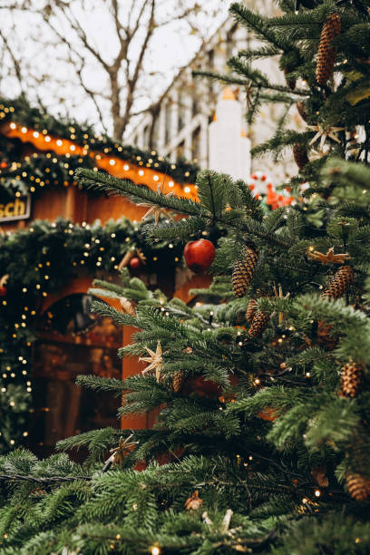 istock Christmas market decorations 1446276182