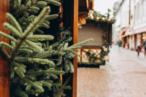 istock Christmas market decorations 1446276694