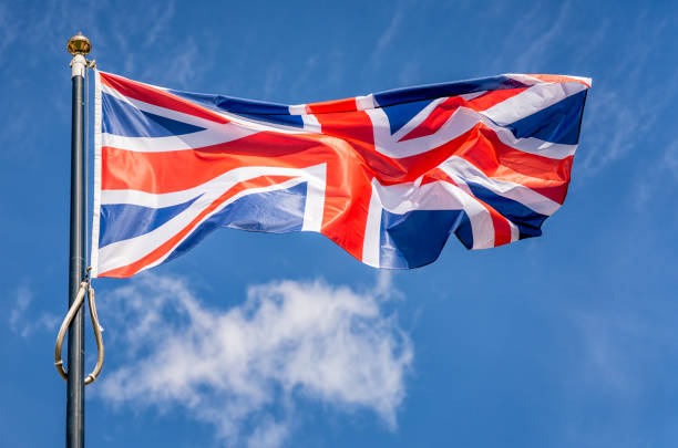 istock UK Flag in summer sky 1446276754