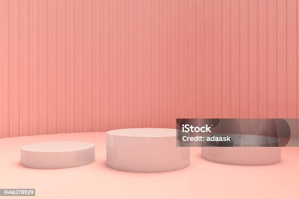 Product Podium Stage For Presentation Background Stock Photo - Download Image Now - Awards Ceremony, Backgrounds, Studio Shot