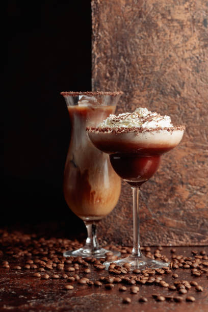istock Cold coffee and chocolate cocktails. 1446288841