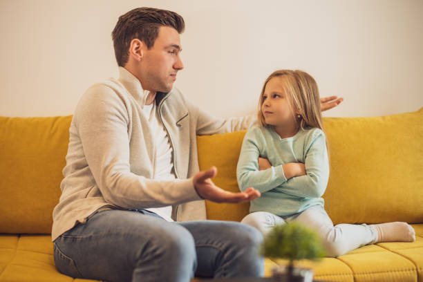 istock Child and parent conflict 1446296452