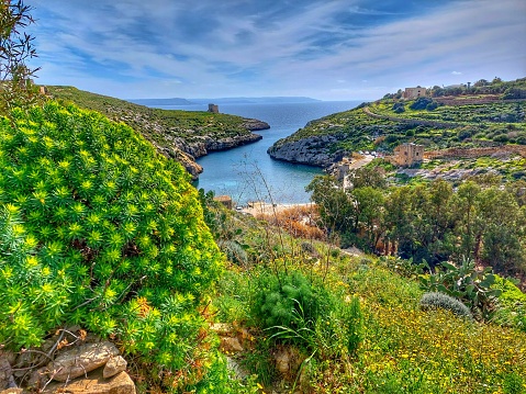 Impressive views of one of Gozo's most beautiful bays