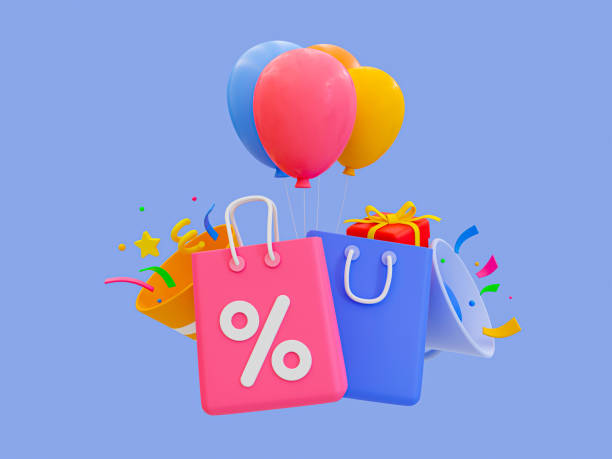 istock 3d minimal special discount concept. Marketing strategy. Customer attraction strategy. Best price offer. Special gift box offer with a discount. 3d illustration. 1446298133