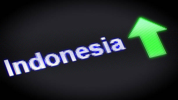 Progress in Indonesia. stock photo