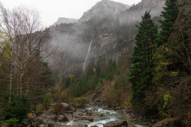 istock Mountain and river in the French Pyrenees 1446305874
