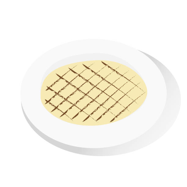 Traditional portuguese sweet rice - arroz doce typical portuguese sweet rice - arroz doce in a plate doce stock illustrations