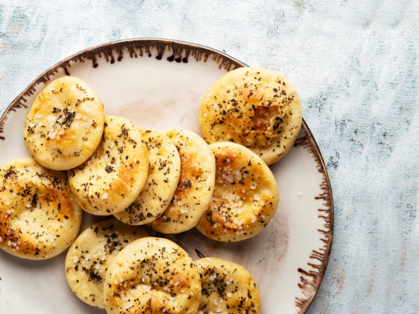 istock Salty cookies, Savory biscuit, Biscuit, Cookie, Round butter cracker pile, Cracker 1446312420