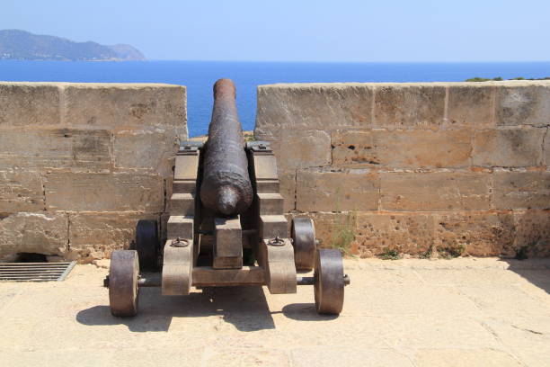 istock an old cannon on the coast 1446317695
