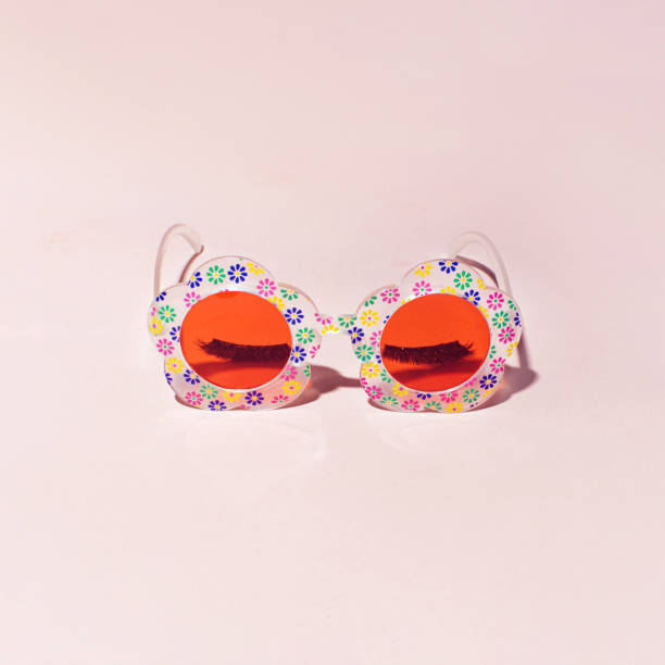 istock Retro style sunglasses, summer time 1446319294