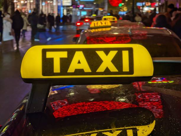 Station de taxis à Vienne - Photo