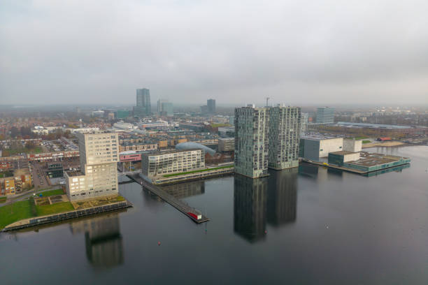 istock Almere City center by drone 1446325283