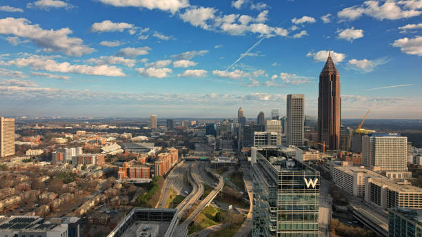 istock Midtown and downtown Atlanta on a clear day 1446326202