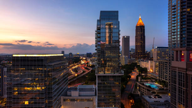 istock city building reflections at dusk 1446326734