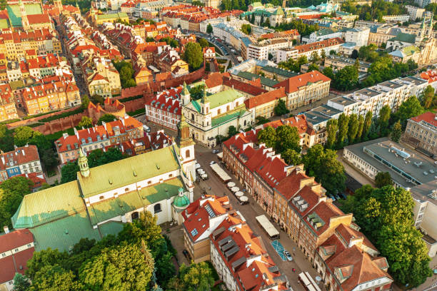 istock Old city in Warsaw 1446330181