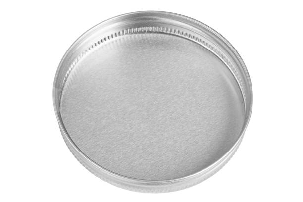 istock Metal lid of jar isolated on white background. 1446348408
