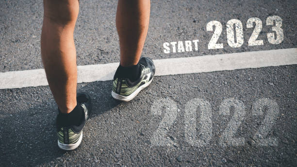 istock People who are ready to go through 2022 to start again in 2023 1446355821