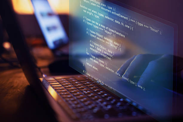 Programming code, software development Programming code, software development, hands typing computer script. extensible markup language stock pictures, royalty-free photos & images