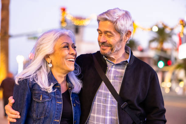 istock Diverse Senior Couple Night Out on the Town 1446364612
