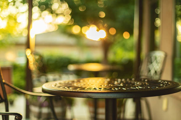 Western USA Restaurant Outdoor Bistro Patio Eating Area Photo Series