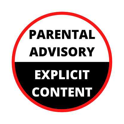 Parental advisory explicit content label