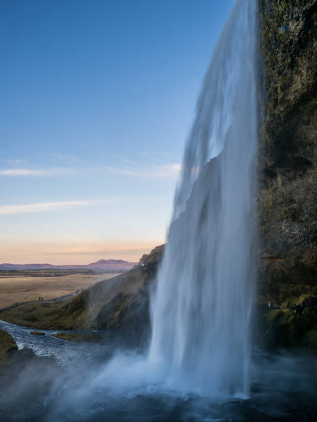 istock Seljalandsfoss waterfall at early winter sunset 1446383657