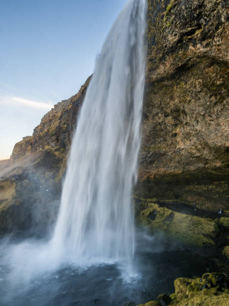 istock Seljalandsfoss waterfall at early winter sunset 1446383670