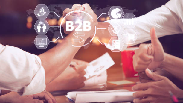 istock B2B Business Company Commerce Technology Marketing concept. 1446397801