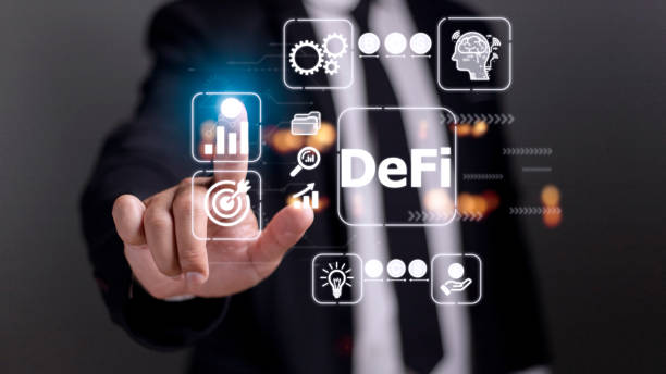 istock DeFi Decentralized Finance. Technology blockchain cryptocurrency concept 1446398230