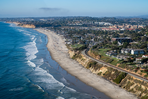 Huge winter wave along Highway ! in Central California coastline