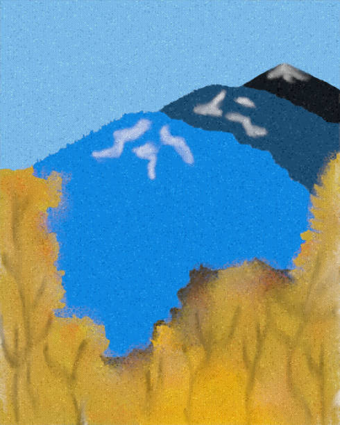 istock Aspen Mountain Illustration- Nature and Wildlife 1446399565