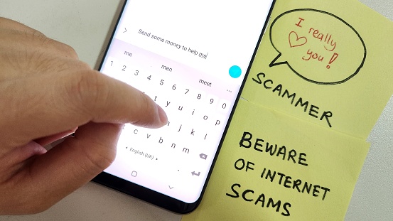 Beware of Internet scams. Love scams alerts
