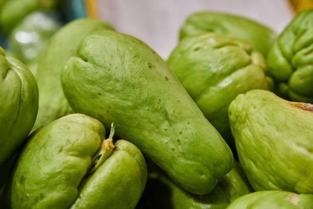 istock Frut placed on a shelf for sale at a market 1446411229
