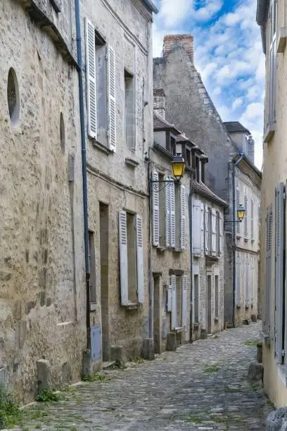 Photo of Senlis, medieval city in France