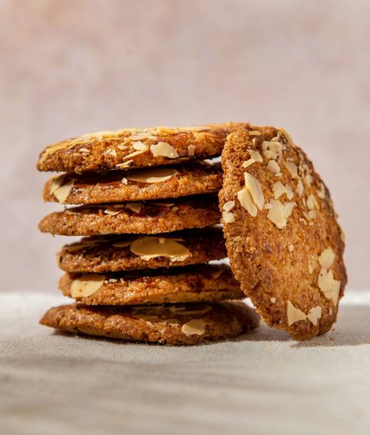 istock Closeup of a stack of freshly baked cookies 1446412856
